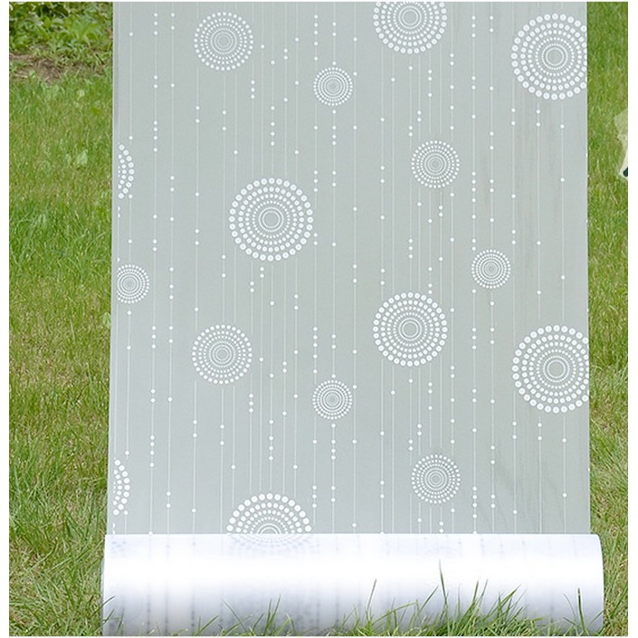 5M Giấy Dán Kính họa tiết trắng tròn không cần keo DK022 - khổ 0.45m | BigBuy360 - bigbuy360.vn