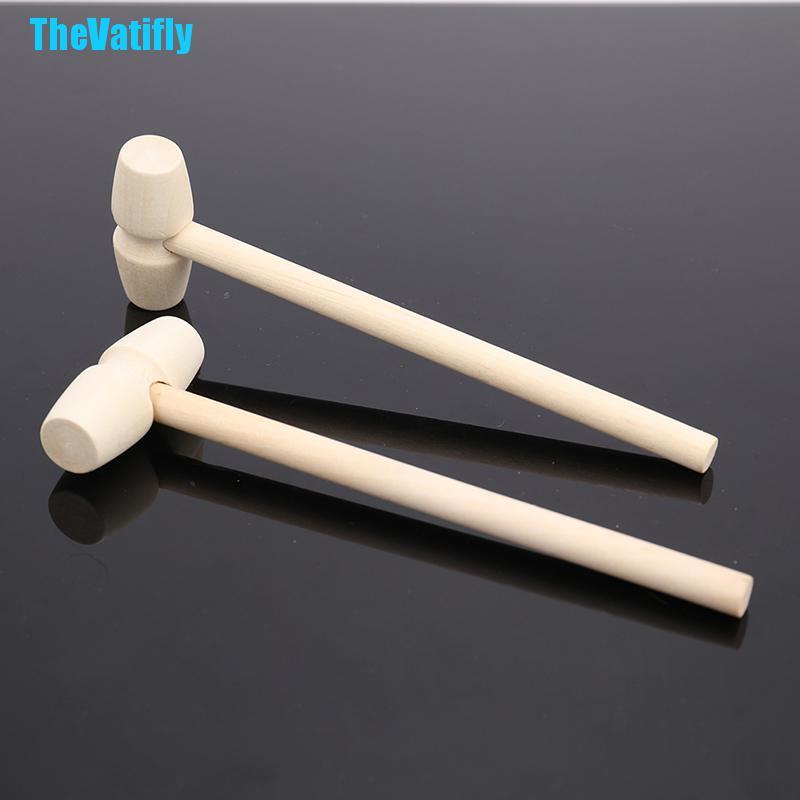 Bộ 10 Búa Đầu Gỗ Trơn Chuyên Dùng Cho Bé