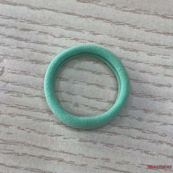 Dây Buộc Tóc Đuôi Ngựa Co Giãn Không Đường May Màu Kẹo Thời Trang Cho Nữ