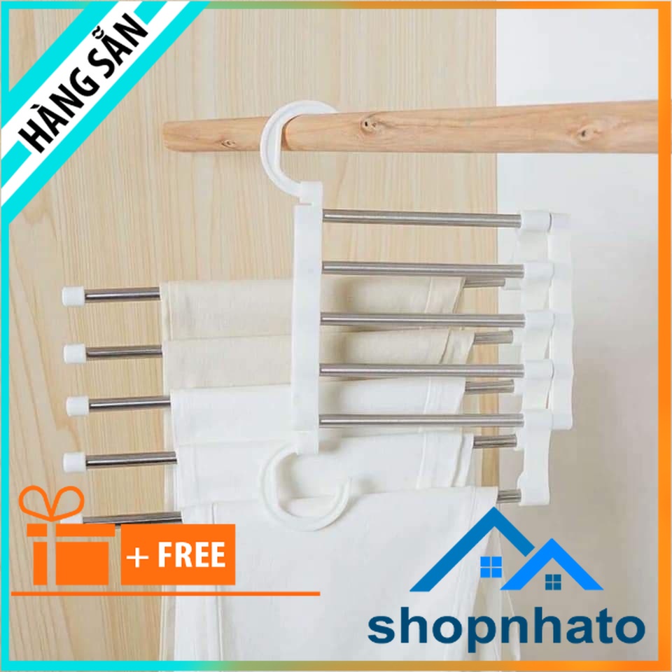 Móc treo quần áo, móc treo đồ đa năng thông minh gấp gọn xả kho giá rẻ cho mọi nhà