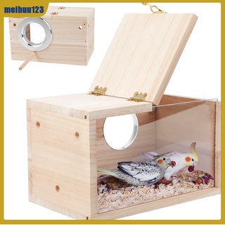 Tổ đẻ cho yến phụng Tổ Chim Bằng Gỗ Hình Ngôi Nhà Dễ Thương Xinh Xắn