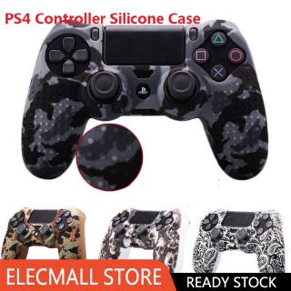 Camouflage Soft  Silicone Case Skin Grip Cover for  4 PS4 Controller