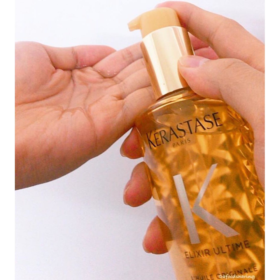 Dầu dưỡng tóc Kerastase 50ml, dầu dưỡng siêu phục hồi tóc, giảm tóc chẻ ngọn - Herskin Official Store