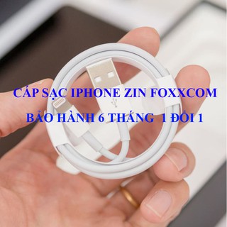 Cáp sạc iphone 7/7 plus,8/8 plus. x / xs max zin foxcom bảo hành 6 tháng