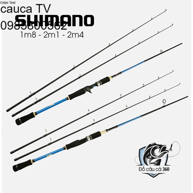 ( seo 10/10 ) Cần Câu Lure Shimano 2 Ngọn M ML Cần Câu Cá Máy Đứng Và Máy Ngang