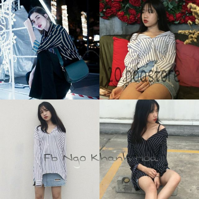 (ảnh thật) SƠ MI SỌC LỤA TUYẾT LOẠI 1