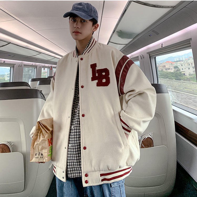 Áo Khoác Bóng Chày Form Rộng Thời Trang Dành Cho Nam | BigBuy360 - bigbuy360.vn