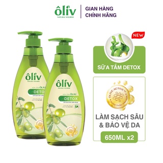 Combo 2 Sữa Tắm Ôliv Detox 650ml/chai