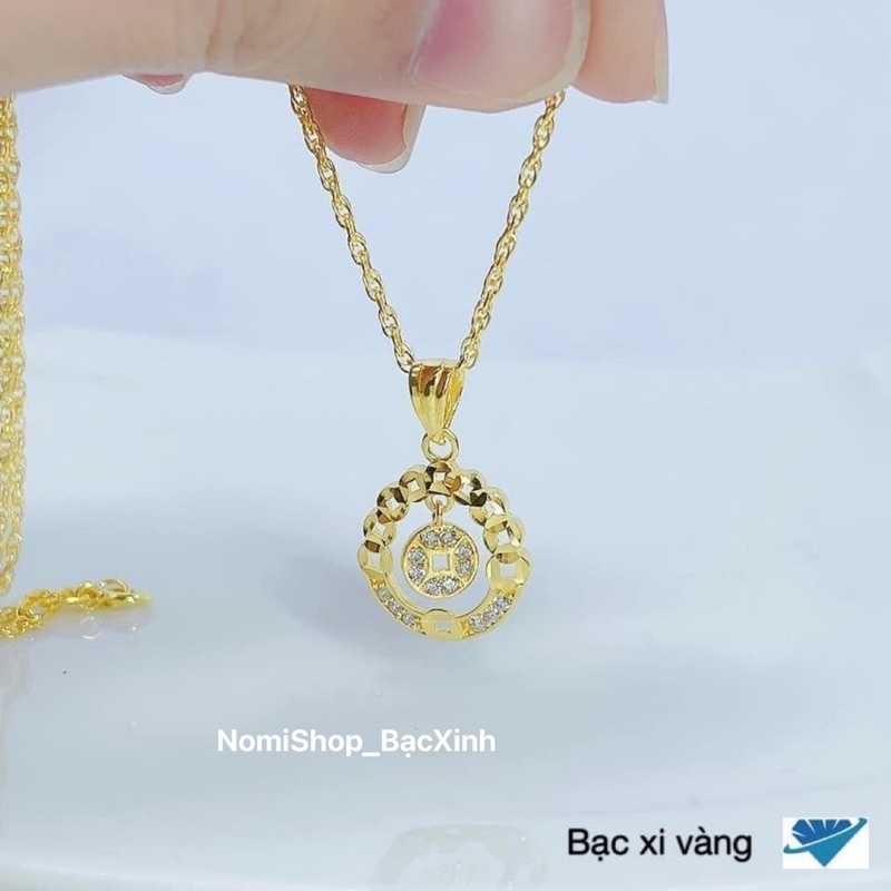Dây chuyền Kim tiền mẫu mới siêu độc đáo, May mắn tài lộc ý nghĩa Mainomi Shop Bạc Xinh