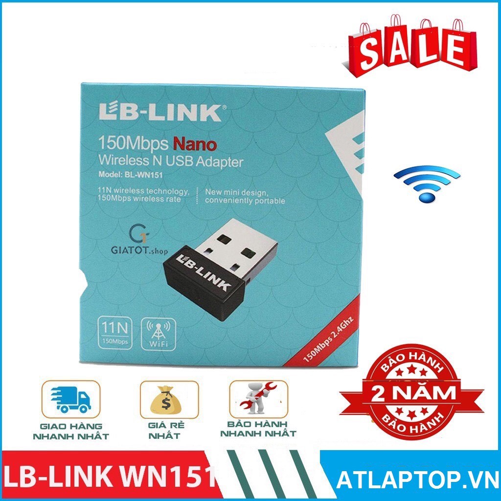 USB THU SÓNG WIFI LB-LINK BL-WN151 | BigBuy360 - bigbuy360.vn
