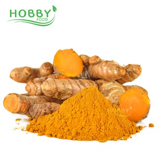 Tinh bột nghệ Gia Lai- bột nghệ Tây Nguyên chất lượng xuất khẩu 500gram - HOBBY FOOD Tinh bột nghệ 500gram