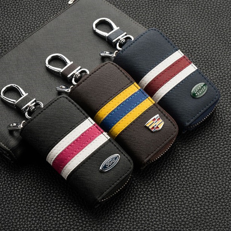 Bao Da Đựng Chìa Khóa Xe Hơi Peugeot Audi toyota honda mazda benz bmw Geely Land Rover Ford Ốp