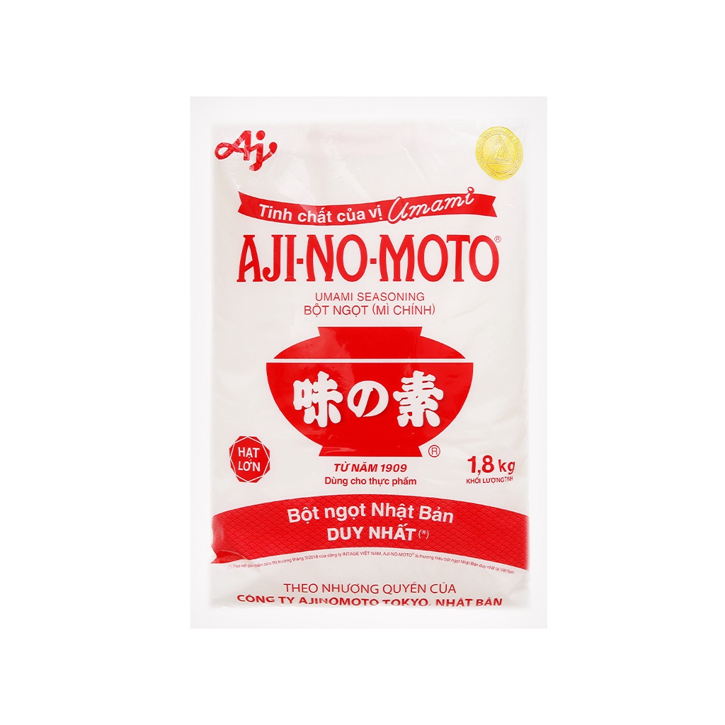 Bột ngọt Ajinomoto hạt lớn 1.8kg
