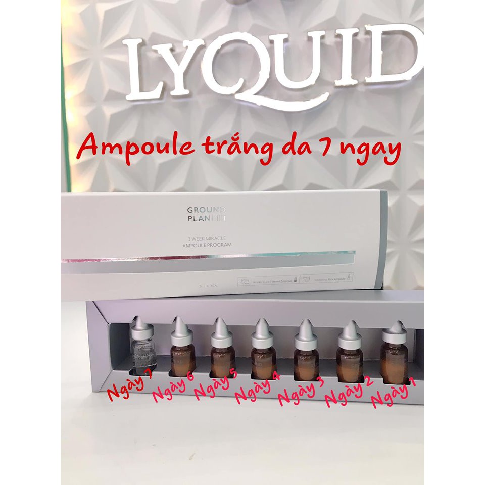 7 Ngay Ground Plan 1 week Serum - Trắng Da 7 Ngày Hàn Quốc