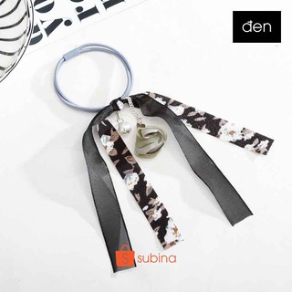 TZH7692 - Cột tóc hoa hồng dây voan lụa