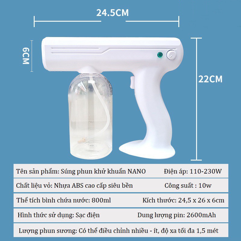 Máy phun diệt khuẩn Atomizer II, Máy phun sương Sát khuẩn Atomizer II ( CDCN_29 )