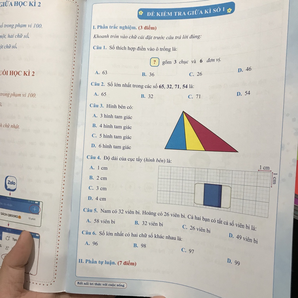Sách - Đề Kiểm Tra Toán 1 - Học Kì 2 - Kết Nối Tri Thức Với Cuộc Sống