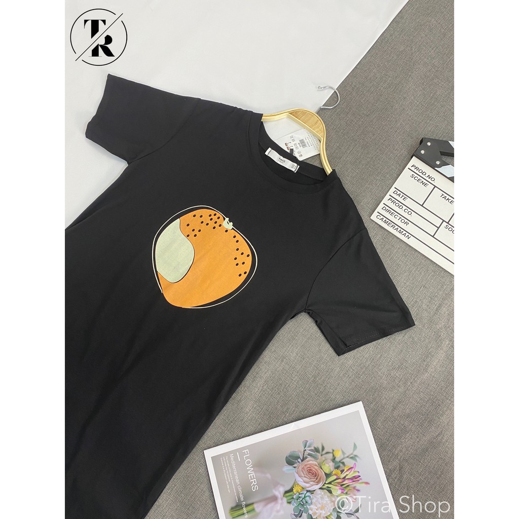 Đầm Suông Nữ Váy Dáng Dài In Họa Tiết Hình Hoa Quả Chất Thun Cotton Hàng VNXK | BigBuy360 - bigbuy360.vn