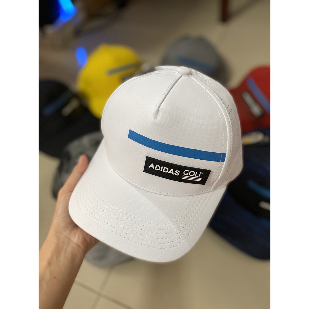 Mũ lưỡi trai ❤️ Nón kết thêu chữ adidas golf phong cách màu đen form unisex nam nữ RD-NONKET028