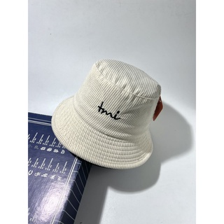 Mũ bucket nhung Sambu, nón tai bèo thêu chữ Tmi