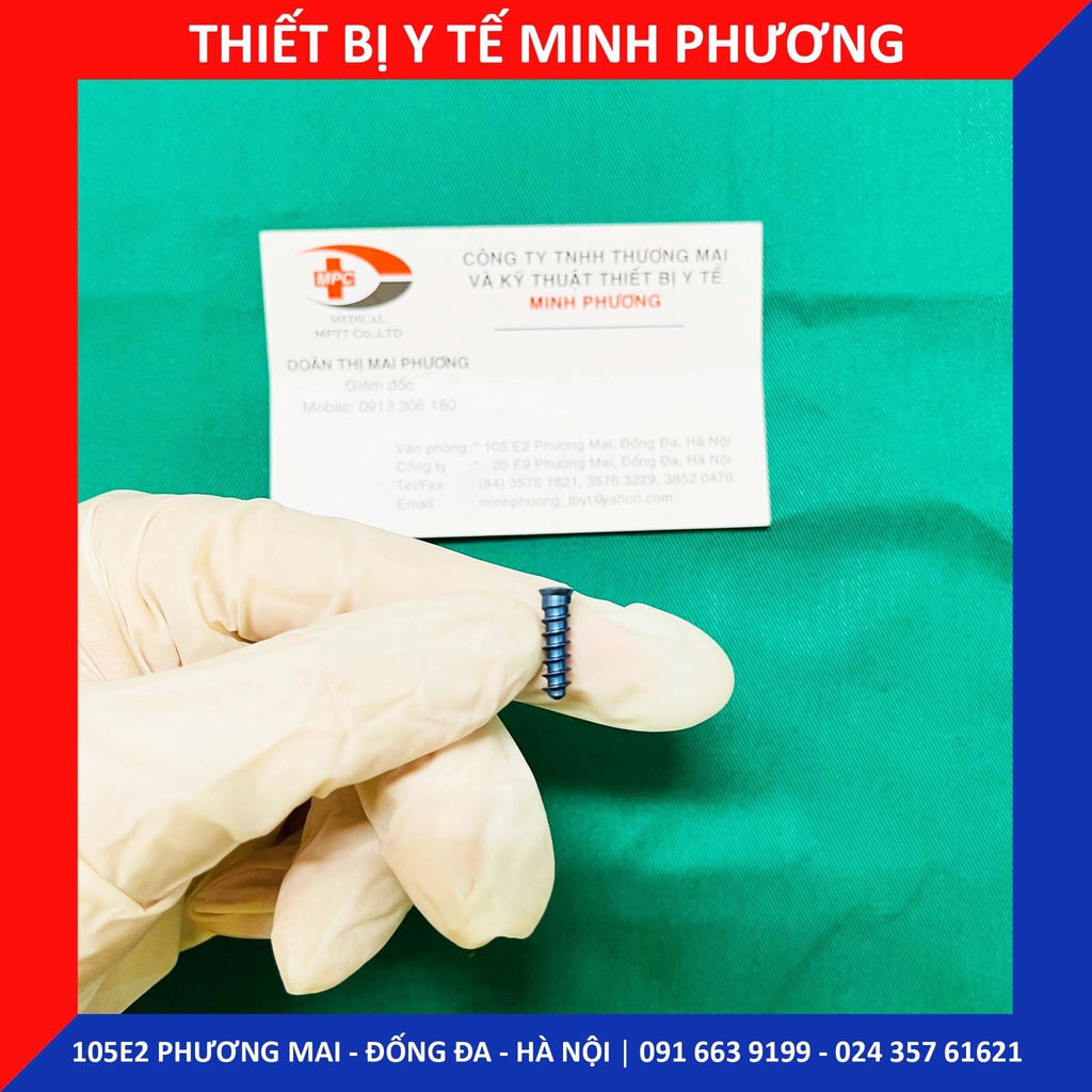Vít titan cho nẹp cột sống cổ