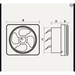 QUẠT HÚT ÂM TƯỜNG MPE / AF-150