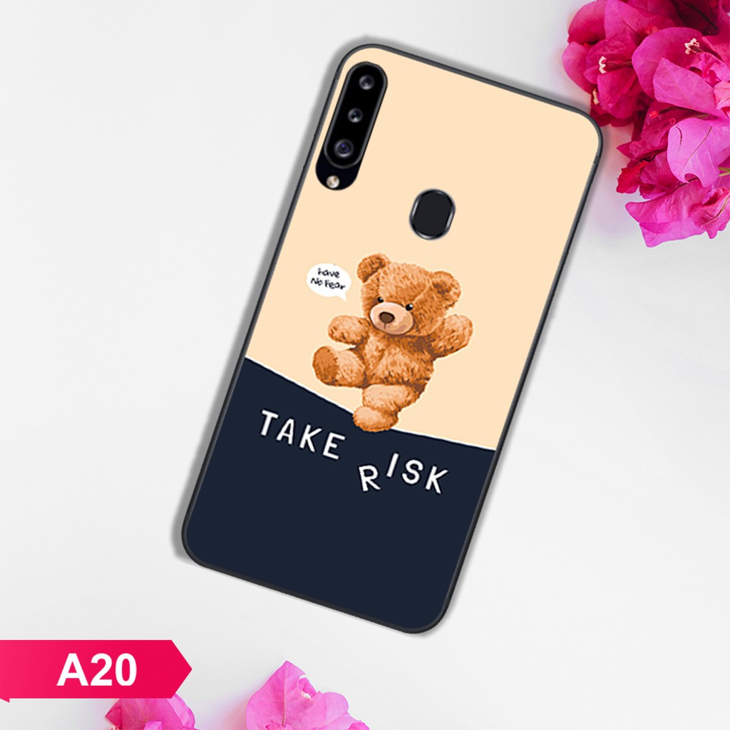 Ốp lưng điện thoại Samsung A10S/A20/A20S/A30 In hình mẫu GẤU BEER SIÊU CUTE