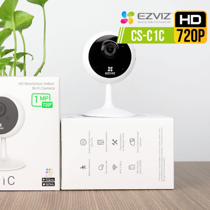 Camera Wifi Ezviz CS-C1C-D0-1D1WFR(720p) Âm thanh 2 chiều, cảnh báo chuyển động , bảo hành chính hãng | BigBuy360 - bigbuy360.vn
