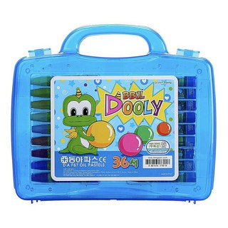 Sáp dầu hộp nhựa 36 màu