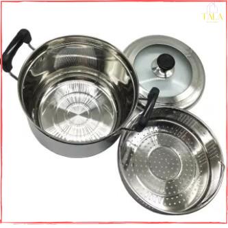 Nồi Hấp 2 Đáy inox Hoàng Gia