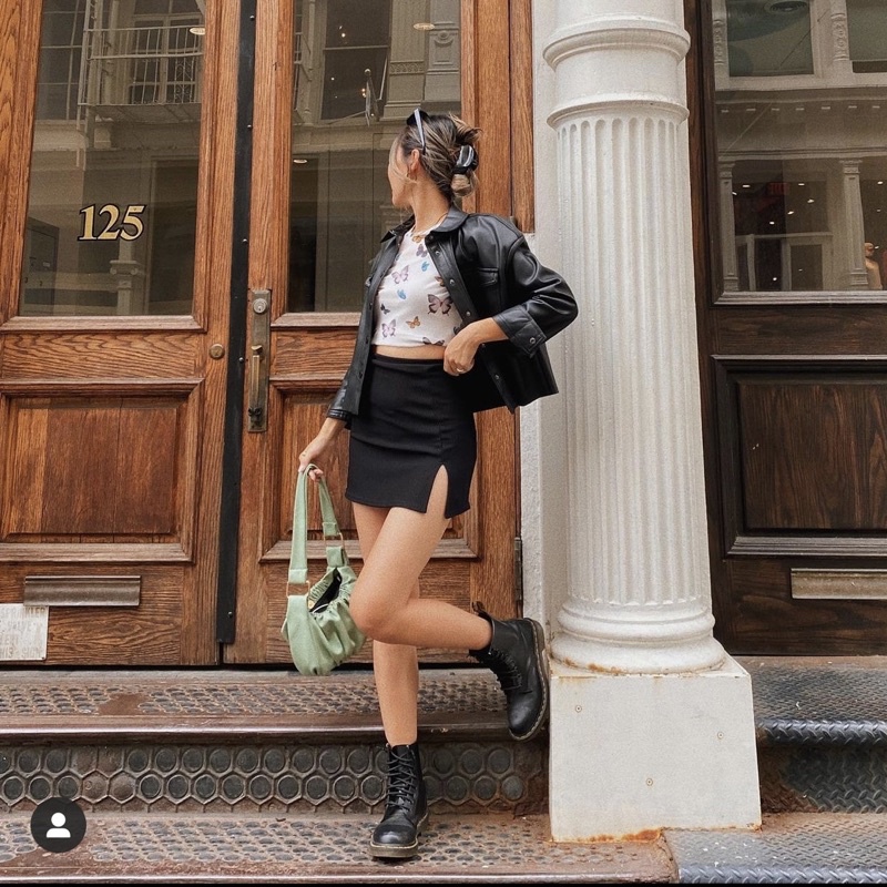 Chân váy ngắn xẻ tà IN2000CLOTHING