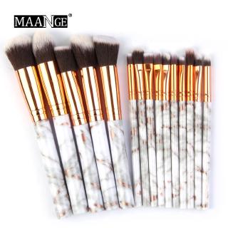 Bộ 15 cọ trang điểm MAANGE tay cầm vân đá cẩm thạch