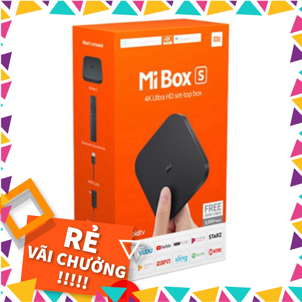RẺ VÃI CHƯỞNG Android Tivi Box Xiaomi Mibox S - Hàng Digiworld phân phối chính hãng RẺ VÃI CHƯỞNG