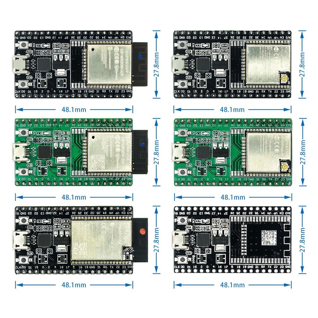 Bảng Mạch Phát Triển WROOM-32 2 Trong 1 ESP32