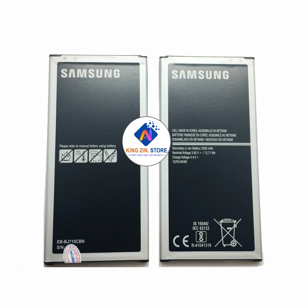 Pin Samsung Galaxy J7 2016 (J710) dung lượng 3300mAh Chuẩn Zin - Tặng kèm Cáp sạc