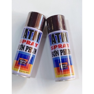 Chai sơn phun xịt atm h-012 màu tím dream, màu chuẩn 400ml