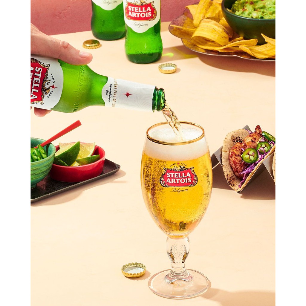 Bia Stella Artois 5% Lốc 6 Chai 330ml Nhập Khẩu Bỉ