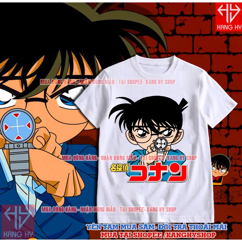 Áo Thun Trẻ em In Hình Conan Kudo Shinichi Cực Chất F259