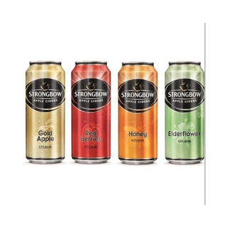 Strongbow Apple Cider - Thùng 24 Lon Cao 4 Vị (330ml / Lon)