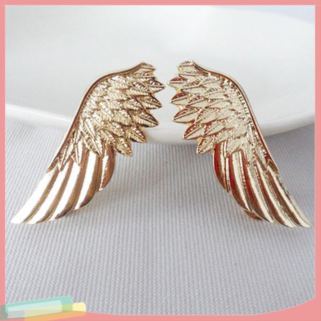 Bộ 2 Ghim Cài Áo Hình Đôi Cánh Đính Đá Lấp Lánh Thời Trang