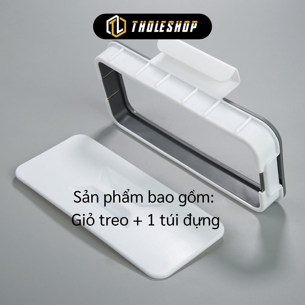 [SGD] Giá Treo Túi Rác Attach A Trash - Khung Nhựa Treo Túi Đựng Rác Cài Cửa Tủ Có Nắp 3777