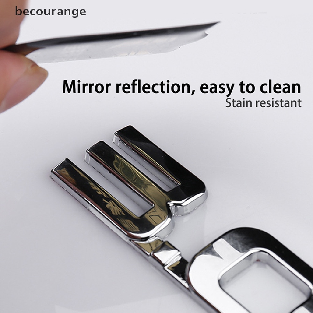 Miếng dán trang trí xe hơi bằng hợp kim kẽm hình logo 3d V6 V8 4WD