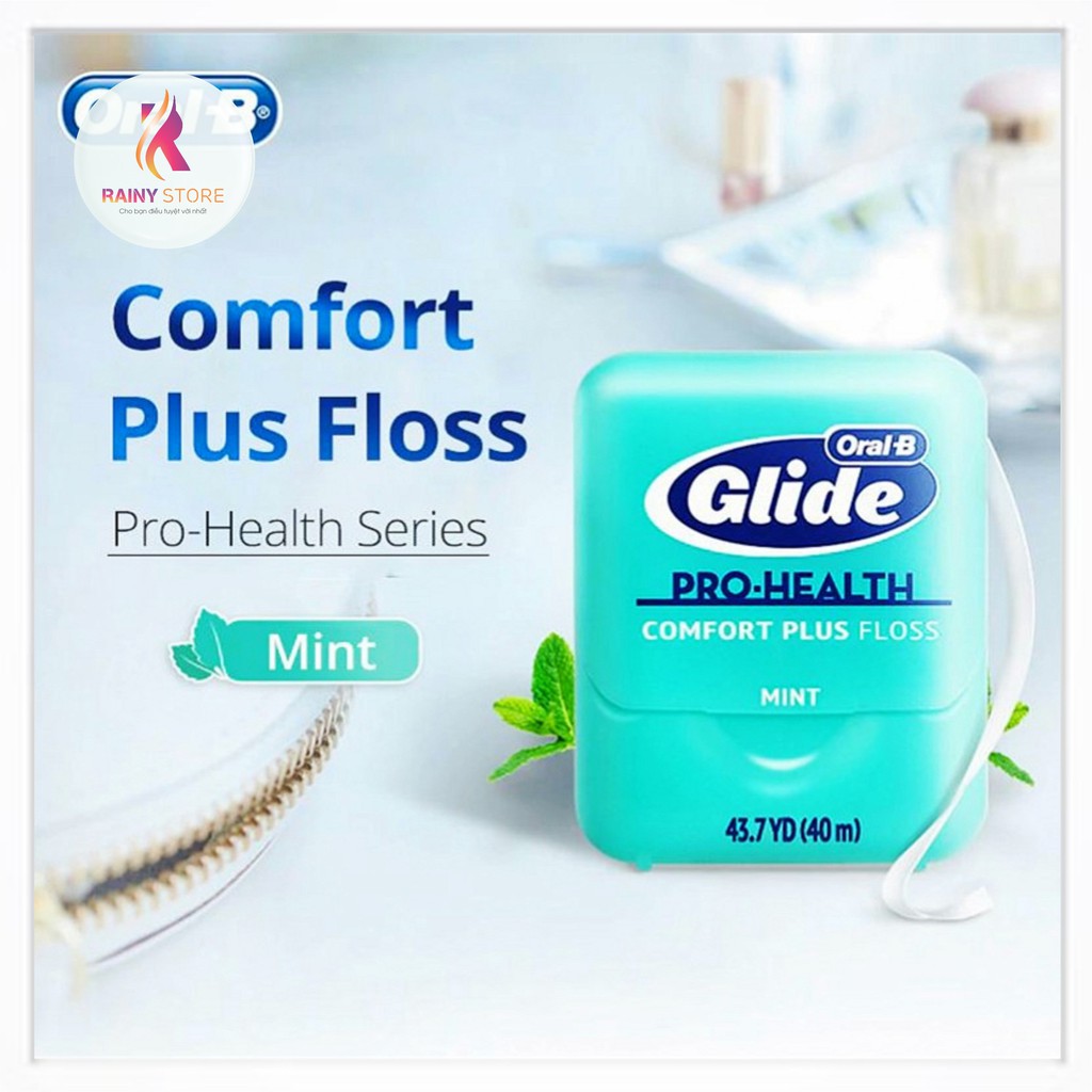 Chỉ nha khoa Oral-B Glide Pro-Health Comfort Plus Floss Mint 40m