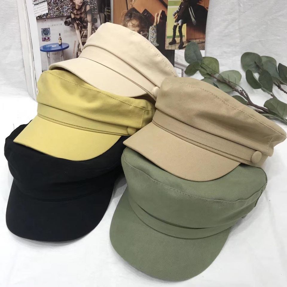 Mũ beret sợi thời trang nữ nhiều màu sắc xinh xắn phong cách Hàn Quốc