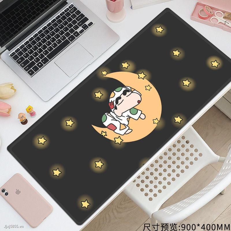 Tấm lót chuột và bàn phím cỡ lớn in hình Shin-Canh đáng yêu
