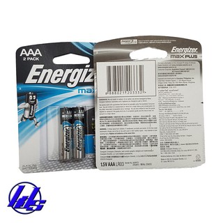 Pin AAA Energizer Max Plus EP92 PB2 Alkaline - Vỉ 2 viên