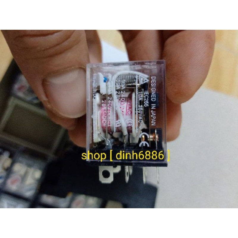 Relay, rơ le 8 chân to Omron  LY2N - 220V