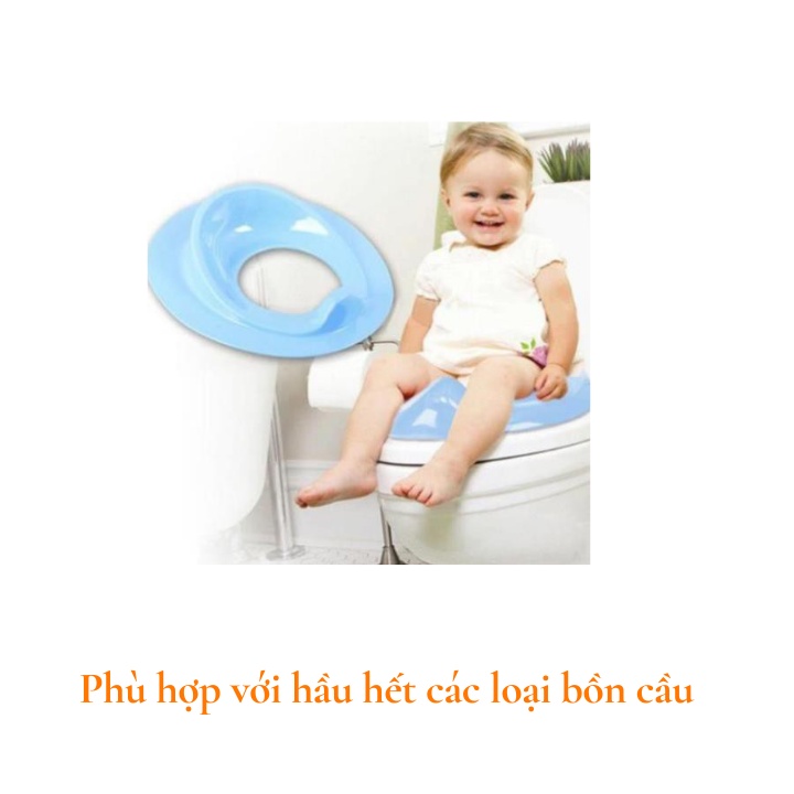 Ghế lót bồn cầu toilet cho bé cao cấp, kháng khuẩn Notoro Nhật Bản, tập đi vệ sinh cho trẻ thông minh Vapu HCM