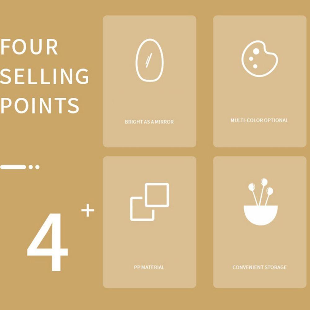 IVORY Bộ Muỗng Nĩa Ăn Tráng Miệng Hình Hộp Trứng Bằng Thép Không Gỉ Mạ Điện Sáng Tạo Dùng Làm Quà Tặ