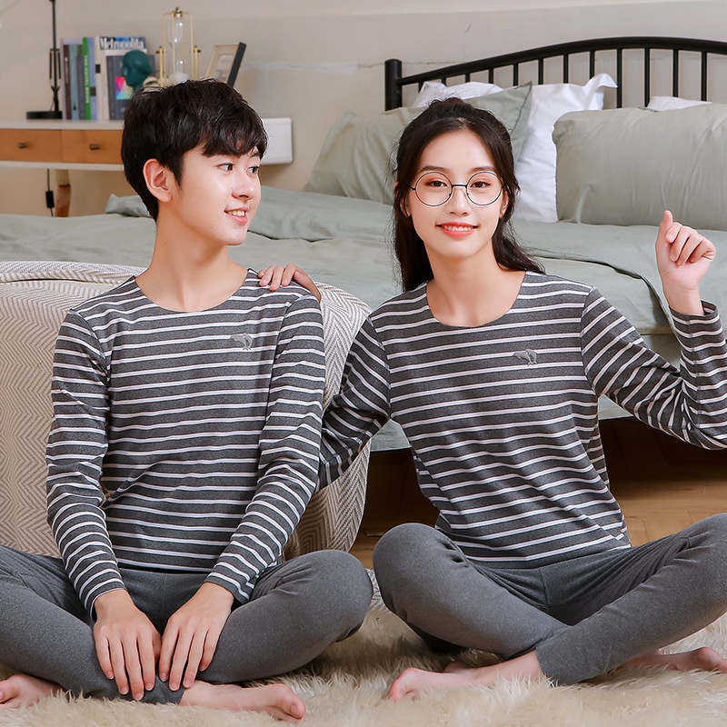 Bộ Đồ Ngủ Dài Tay 2-18 Tuổi Mềm Mại Giữ Ấm Cho Bé